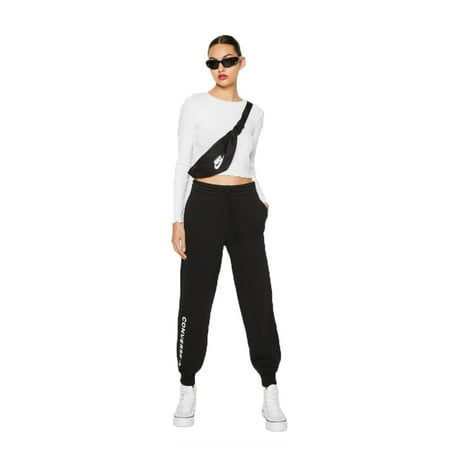 CONVERSE Female Adult Large 10024542-A01 Black