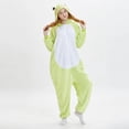 thumbnail image 4 of Kigurumi-Pijama de una pieza para hombre y mujer, ropa de dormir Unisex de franela, disfraz de Halloween y Navidad, Cosplay de Animal, Invierno, 4 of 4