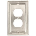 Elumina Continental 1 Duplex Wall Plate, Nickel