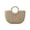 B, variant on Handwoven Rattan Straw Tote Bag For Women Boho Summer Beach Travel With Round Ring Handles Spacious 9.44X7.08X2.75 Inches