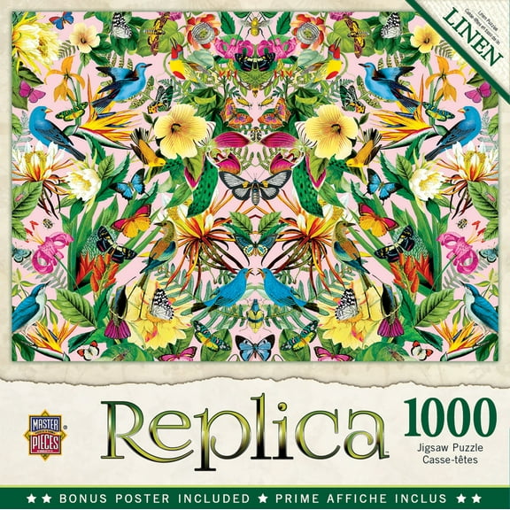 MasterPieces 1000 Piece Jigsaw Puzzle - Blue Birds - 19.25"x26.75"