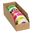 thumbnail interactive-video image 1 of Partners Brand Open Top Bin Boxes - 2x12x4.5 Inch Oyster White Corrugated (50 Pack) 1 of 11
