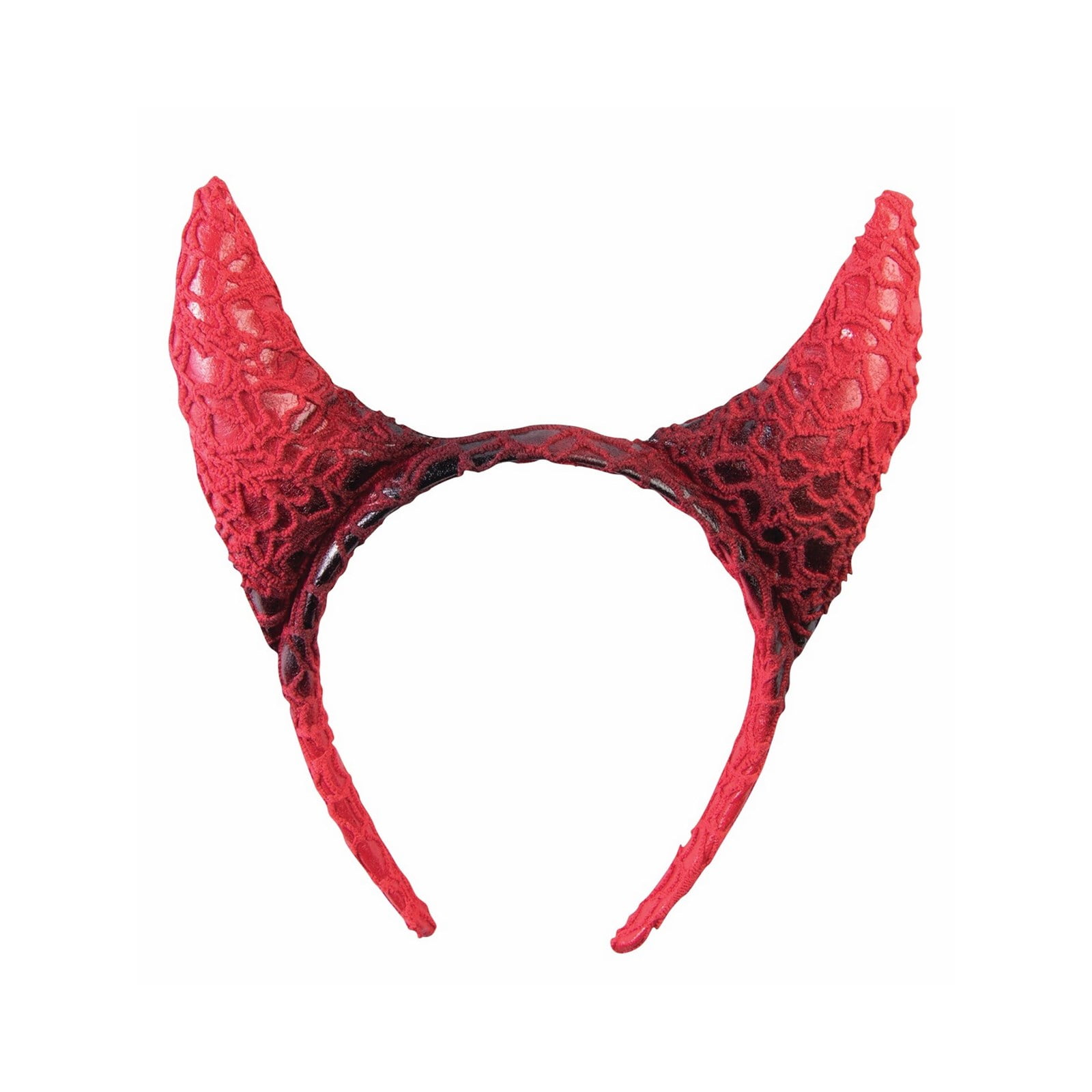 Red Devil Horns Sequin Headband Ladies Girls Halloween Fancy Dress Accessory 