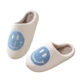 thumbnail image 2 of Zapatillas Coundymer Smile Face, retro, de felpa suave para mujer, 2 of 7