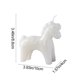 thumbnail image 3 of Vela perfumada de Año Nuevo | Adorno de caballo de cera de soja | Vela decorativa blanca para centro de mesa | Regalo para familiares, amigos y recuerdos de fiesta, 3 of 6