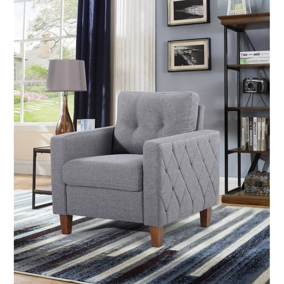 US Pride Furniture Tufted Accent Armchair