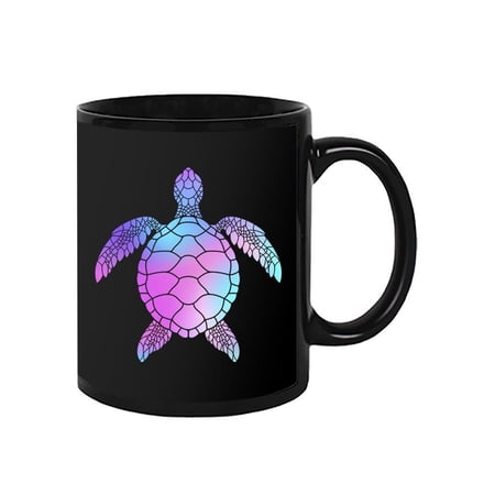 Colorful Sea Turtle Stencil Mug - Image by Shutterstock