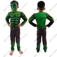 thumbnail image 2 of Disfraz de Hulk musculoso para niño, superhéroe, para fiesta de Halloween, carnaval, juego de disfraces para niño, regalo, 2 of 5