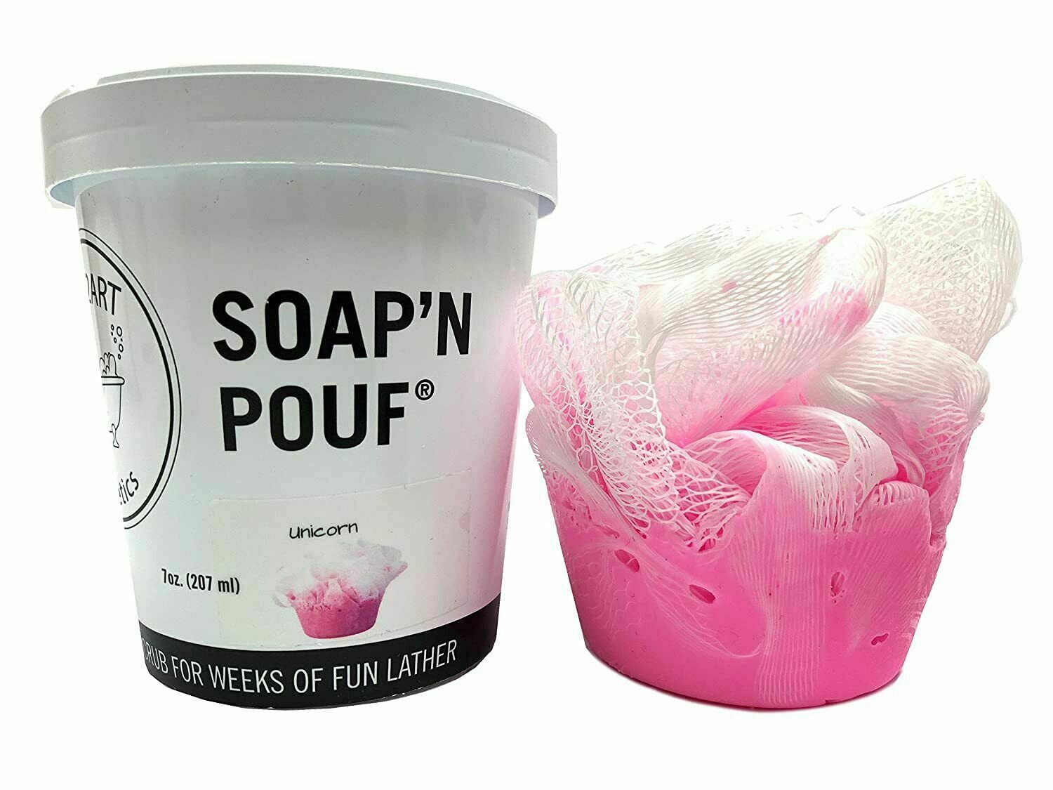 Garb2ART Soap'N Pouf Unicorn Scented Loofahs Handmade Soap Bath Pouf