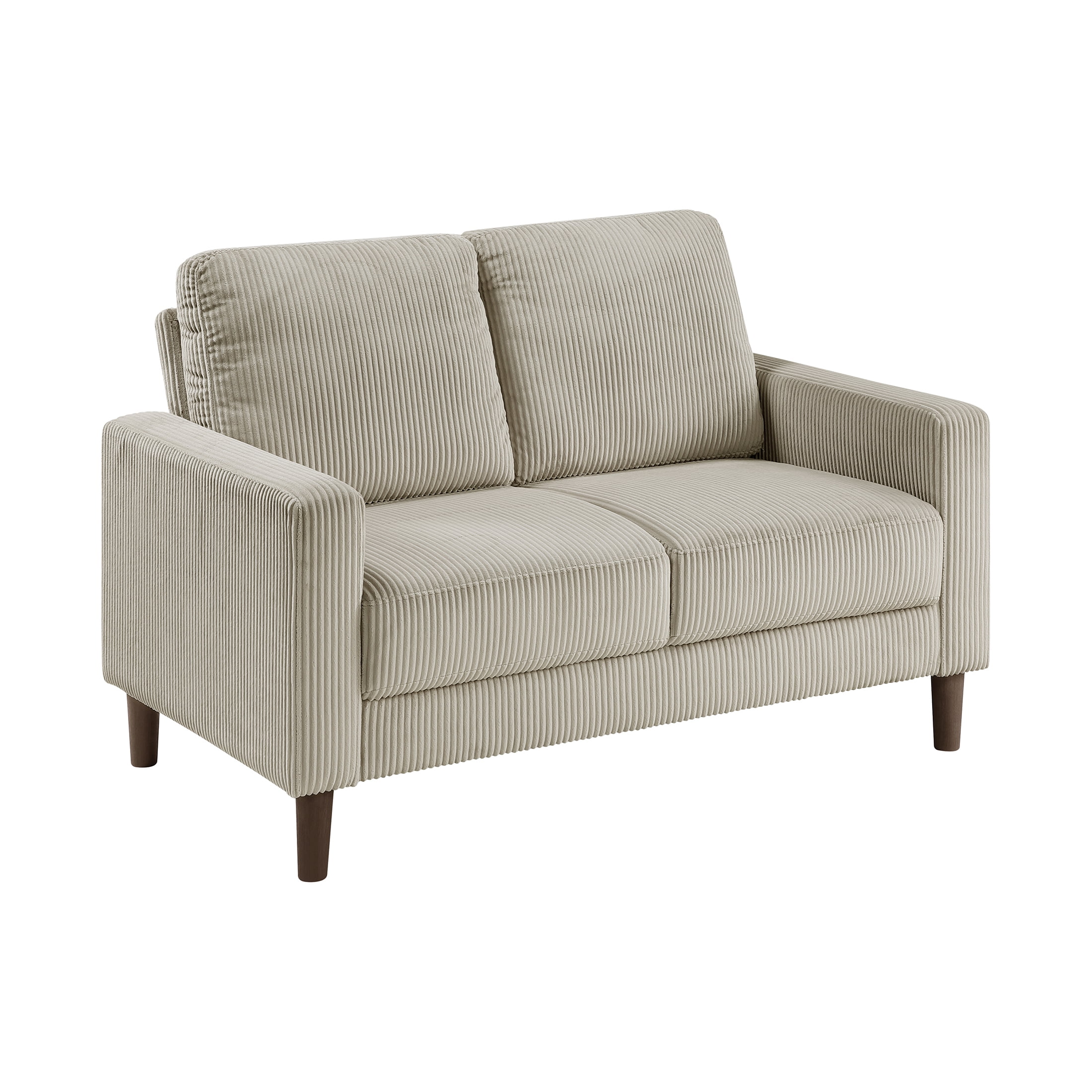 OakvillePark Mapleholt Corduroy Loveseat, Taupe