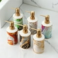 thumbnail image 3 of Qeeadeea Ceramic Lotion Dispenser, Hand Soap Dispenser, Refillable- Shampoo Dispenser, Bathroom Kitchen-C-380ml, 3 of 4
