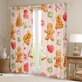 thumbnail image 2 of Manfei Cute Gingerbread Black Out Curtains for Kids Children, Sweet Candy Sugar Curtains Pack of 2 (42x63 Each), Kawaii Christmas Tree Bedroom Curtains, Luxury Bedroom Decor, 2 of 6