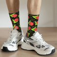 thumbnail image 5 of JUNZAN Cartoon Snail Mens Funny Socks for Men Women Colorful Fun Novelty Crew Patterned Socks, 5 of 6