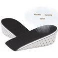 thumbnail image 4 of Insole 1 Pair Insole Heel Lift Insert Shoe Pad Height Increase Slow Rising Cushion Taller Fine Workmanship, Comfortable and Durable (Color : Black, Shoe Size : 3), 4 of 5