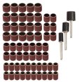 thumbnail image 1 of Eigraketly Bandas de lijado de archivos Nail Art Drilling Grinding Manicure Pulido Círculo Pieza de repuesto Papel de lija para trabajo profesional Herramientas eléctricas 63 piezas/juego Eigraketly TO010162-01B, 1 of 6