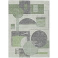 thumbnail image 2 of Addison Rugs Chantille Indoor/Outdoor Transitional Geometric Green Washable Rectangle Rug, 2'6" x 3'10", 2 of 6
