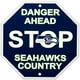thumbnail image 1 of Fremont Die NFL Seattle Seahawks - Señal de parada (12.0 x 12.0 in), 1 of 1