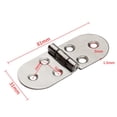 thumbnail image 3 of Bisagra abatible de acero inoxidable, chasis de gabinete, bisagra de flexión plegable, herrajes, 3 of 4