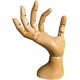 thumbnail image 1 of Mano de maniquí articulada de madera yangjietf, 1 of 6