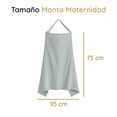 thumbnail image 5 of Manta de Maternidad diseño de Estrellas Azules con Protección de 360° para Amamantar Delantal Privacidad para Recién Nacido, 5 of 5