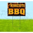 thumbnail image 1 of Minnesota BBQ (18" x 24") Yard Sign, Includes Metal Step Stake, 1 of 6