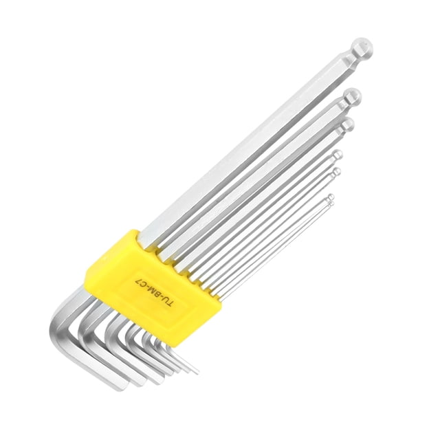 Clé Hexagonale à Extrémité Boule, 7 Pcs Clé Hexagonale à Extrémité Boule Allongée Technologie Avancée