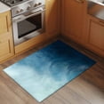 thumbnail image 2 of Blue Ombre Entryway Rug 2'x3'&nbsp; Non Slip Front Door Mats, Coastal Beach Modern Abstract Art Entrance Rugs Indoor Outdoor Carpet, Washable Floor Mats Small Area Rug for Bedroom Kitchen, 2 of 8
