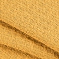 thumbnail image 2 of BELIZZI HOME 100% Cotton Bed Blanket, Breathable Bed Blanket King Size, Cotton Thermal Blankets King, Perfect for Layering Any Bed for All Season, Mustard Yellow, 2 of 7