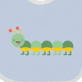 thumbnail image 4 of Inktastic Caterpillar 3 Boys or Girls Baby Bib, 4 of 4