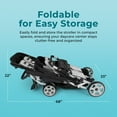 thumbnail image 6 of Foundations Gaggle Jamboree 6-Seat Folding Daycare Stroller with Canopies, Reclining Seats, Black, 6 of 9