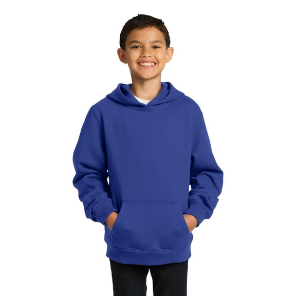 Sport-Tek YST254 Youth Pullover Hooded Sweatshirt, Boys Hoodies and Sweatshirts
