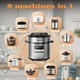thumbnail image 5 of Olla a presión eléctrica Fullwill de 6 cuartos con dos ollas, 12 en 1, multifunción, de acero inoxidable 304 y cerámica, ideal para preparar sopas, gachas, yogur, guisos, arroz, aves, frijoles y mucho, 5 of 5