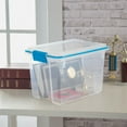 thumbnail image 6 of Sterilite Large 20 Qt Storage Container Tote with Latching Lids, (12 Pack), 6 of 12