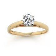 1/2 Carat Round Diamond Solitaire