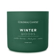 thumbnail image 6 of Colonial Candle Pop of Color Winter Woods Jar Candle, 3 Wick, 14.5 oz, 80 Hours Burn, Woody & Earthy, 6 of 6