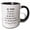 Black/White, variant on 3drose, 48 Years in Months Days Hours Minutes Seconds Anniversary Going Strong, 11oz Mug