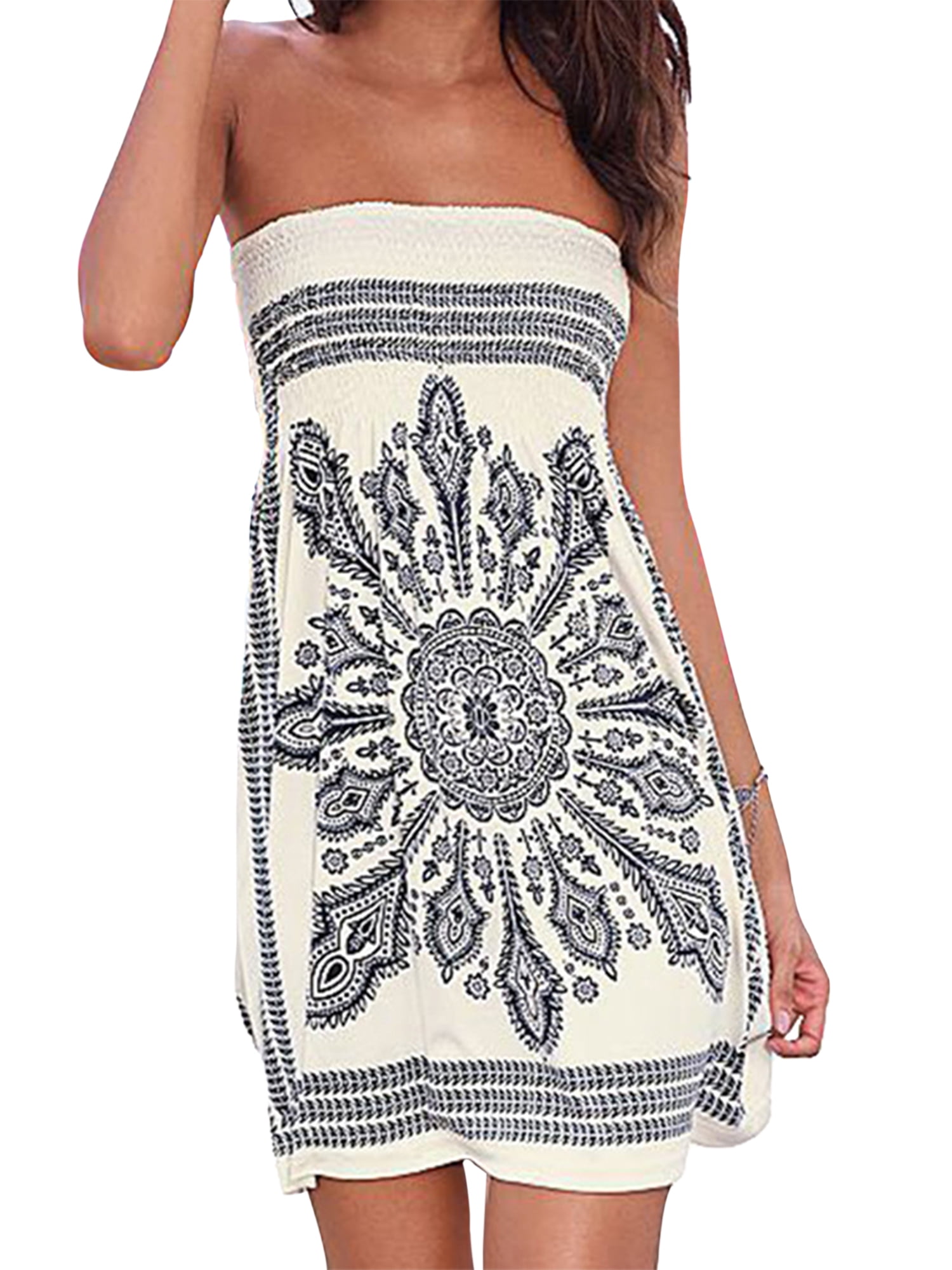 Xerarch Women Summer Bandeau Cover Up 