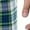 Navy Plaid/Green, variant on Fruit of the Loom mens Broadcloth Woven Sleep Pajama Pant - 2 Pack