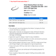 thumbnail image 2 of Power Steering Return Line Hose Assembly - Compatible with 2008 - 2010 Ford F-250 Super Duty 2009, 2 of 2