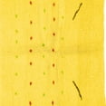 thumbnail image 1 of Ahgly Company Indoor Square Solid Yellow Modern Area Rugs, 8' Square, 1 of 4