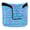 Blue Stripes with Cute Flowers, variant on Haosy Blue Stripes with Cute Flowers Golf Mallet Putter Cover Strong Magnetic Leather Golf Club Headcover Closure