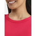 thumbnail image 2 of Time and Tru Women's High Neck Ribbed Tank Top, Sizes XS-XXXL, 2 of 5