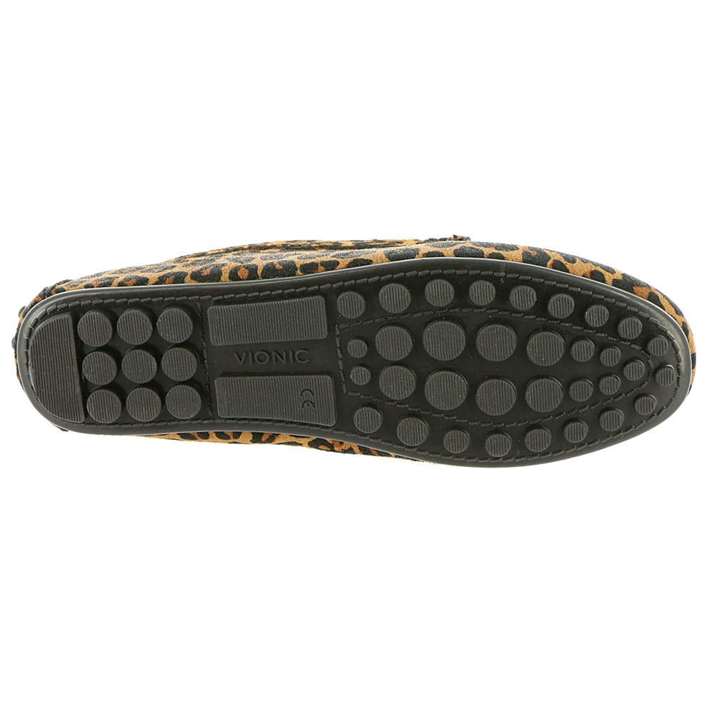 vionic ashby loafer leopard