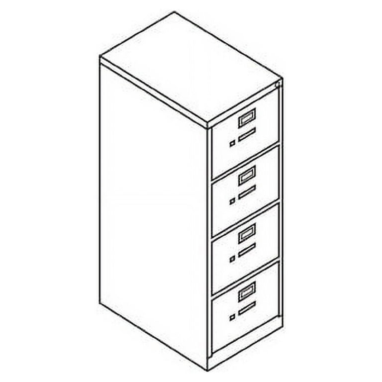 Hon 310 Series 4 Drawer Vertical File