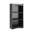 thumbnail image 3 of CorLiving Hawthorne Engineered Wood 3 Shelf Adult Bookcase with 2 Adjustable Shelves, Black, 3 of 7