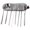 Silver, variant on MasteelfCA 1 Set Portable Tableware Set Fork Spoon Cleaning Brush Straw and Table Cutter Home Supplies