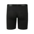 thumbnail image 4 of Y2Y2 Men's Modal Underwear Long Leg Boxer Briefs 3-Pack Black 4XL 52"-54" Big and Tall, 4 of 5