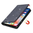 thumbnail image 6 of Allytechgroup for iPhone 16 Plus Wallet Case Bling Glitter Design, Slim PU Leather Cards Holder Flip Stand Cover for Girls Women Shockproof Wallet Case for iPhone 16 Plus, Black, 6 of 8