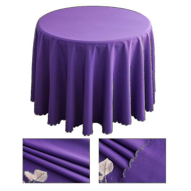 Waterproof Microfiber Tablecloths, Round Tablecloths For Outdoor And Interior Trim Cloth Hk