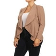 thumbnail image 4 of Women's Plus Size Casual Long Sleeve Open Front Jacket Blazer Made in USA, 4 of 4